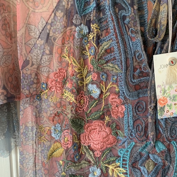 Johnny Was Dani Mesh (Slip) Dress Size XS NWT - Picture 5 of 13